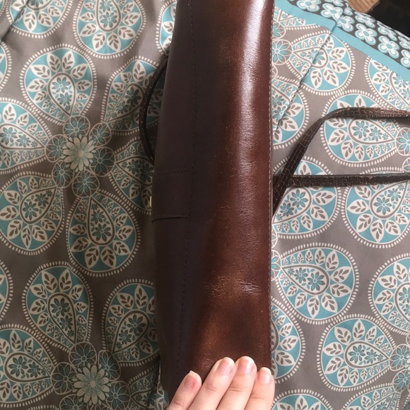 Vintage brown leather bag - Picture 7 of 10
